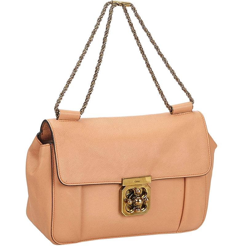 

Chloe Pink Leather Elsie Shoulder Bag