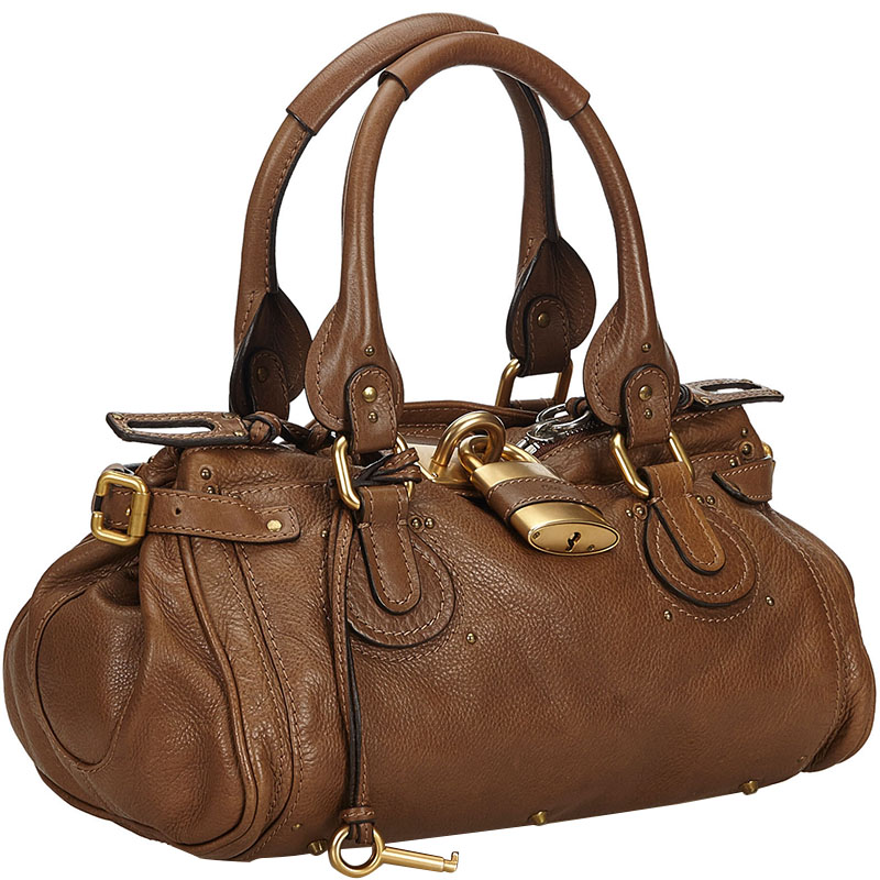 

Chloe Brown Leather Paddington Satchel