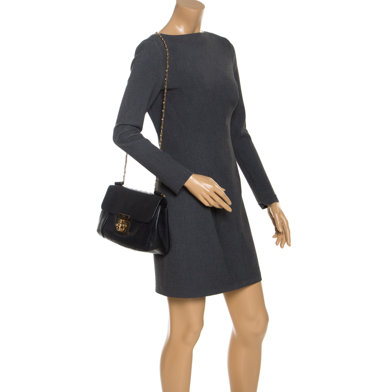 

Chloe Black Leather  Elsie Shoulder Bag