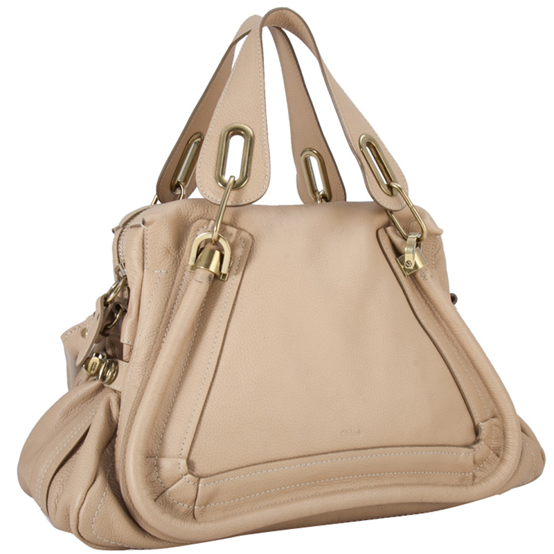 

Chloe Brown Leather Paraty Satchel