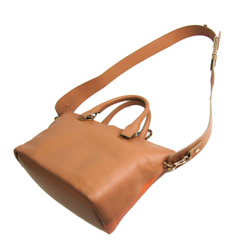 

Chloe Mustard/Beige Leather  Baylee Tote