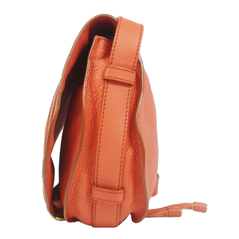 

Chloe Orange Leather Marcie Crossbody Bag