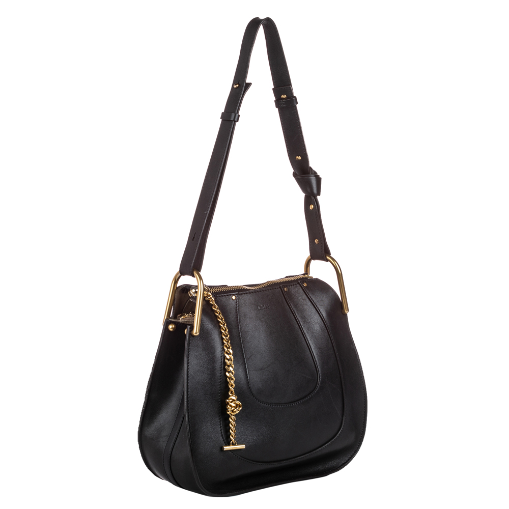 

Chloe Black Leather Hayley Bag