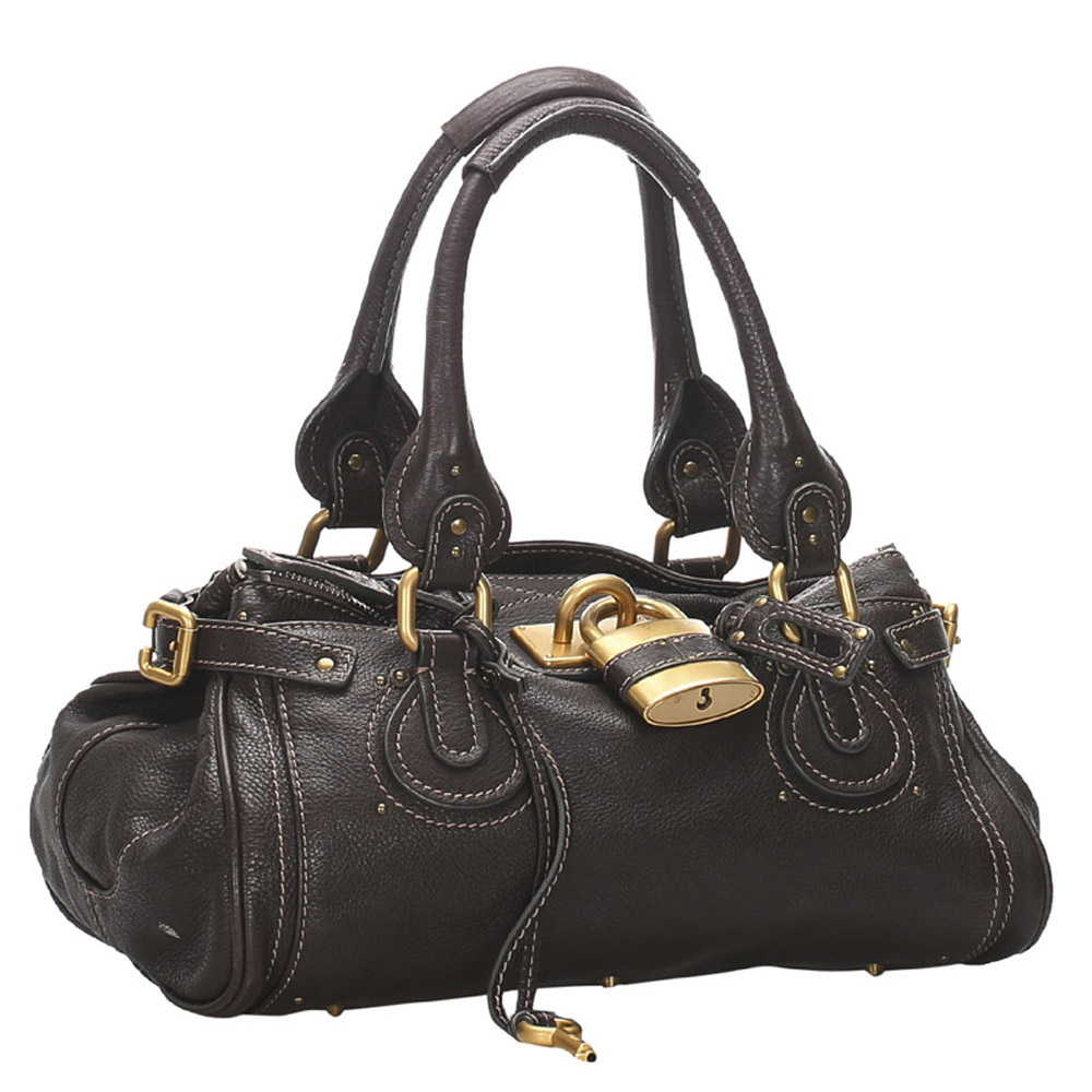 

Chloe Brown Leather Paddington Satchel Bag