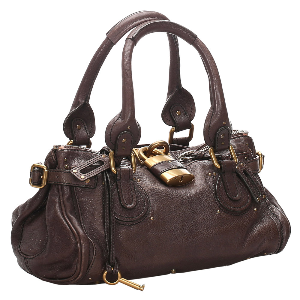 

Chloe Brown Leather Paddington Satchel