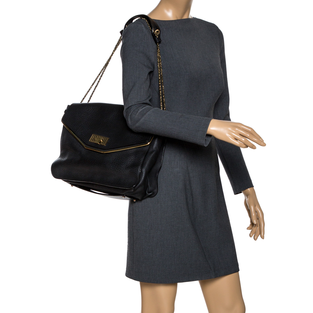 

Chloe Black Leather Sally Shoulder Bag