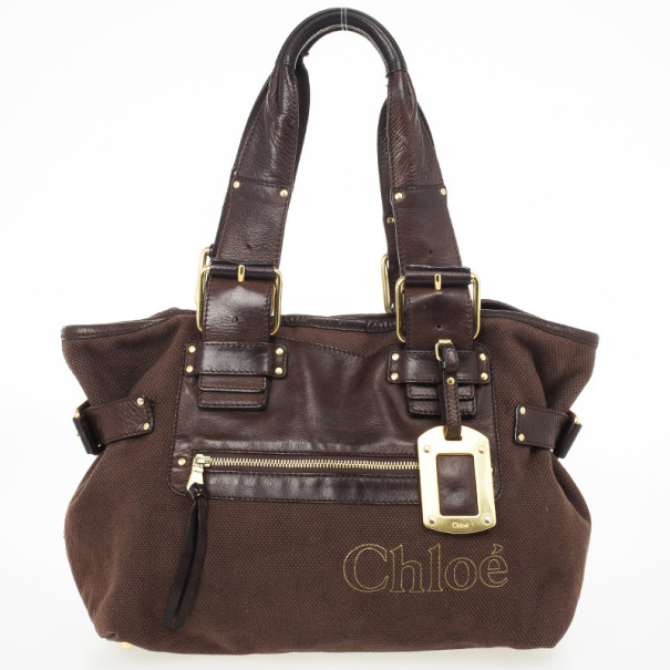 chloe canvas bag