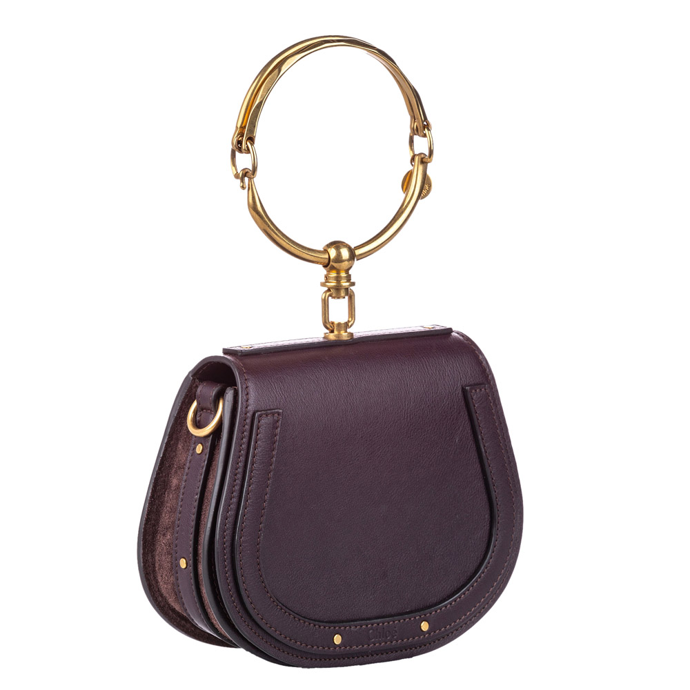 

Chloe Brown Leather Small Nile Crossbody Bag
