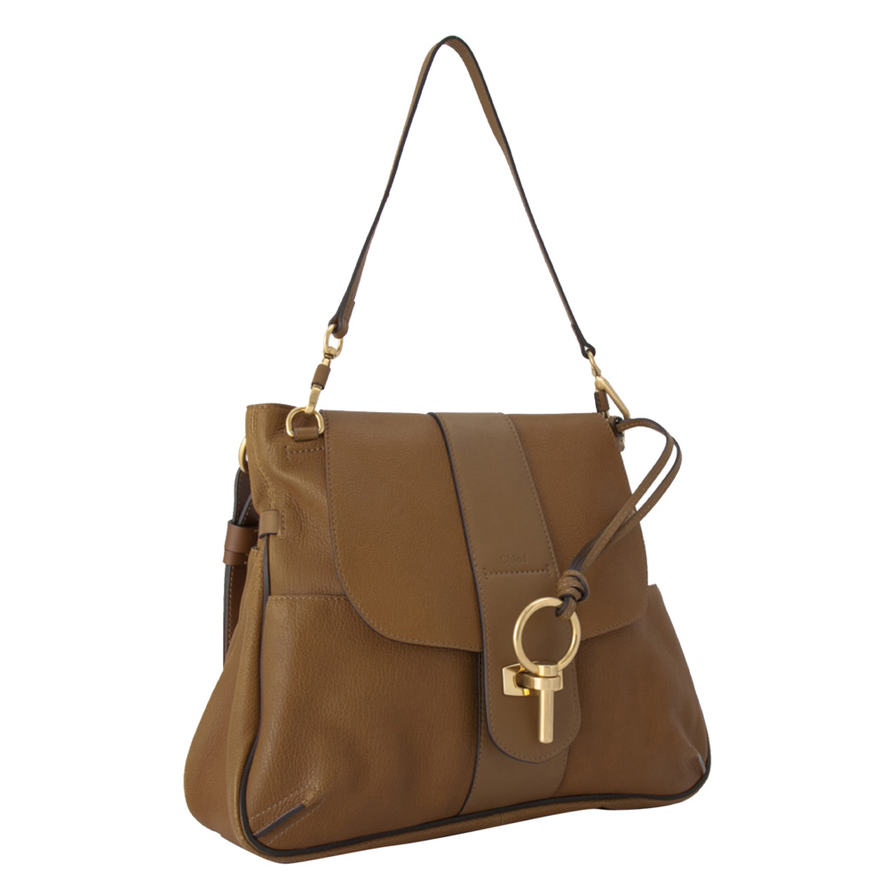 

Chloe Brown Leather Large Lexa Shoulder Bag