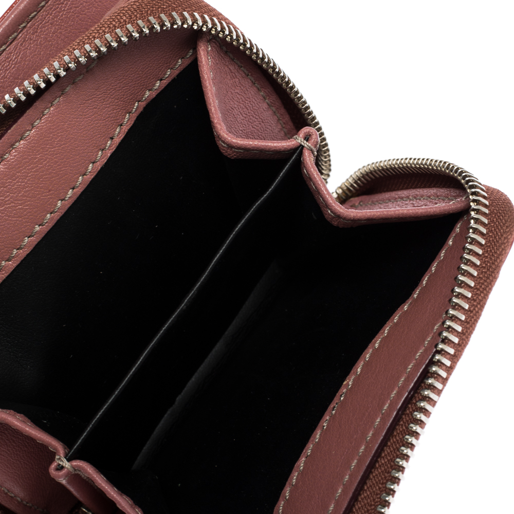 

Chloe Pink/Orange Leather Compact Wallet