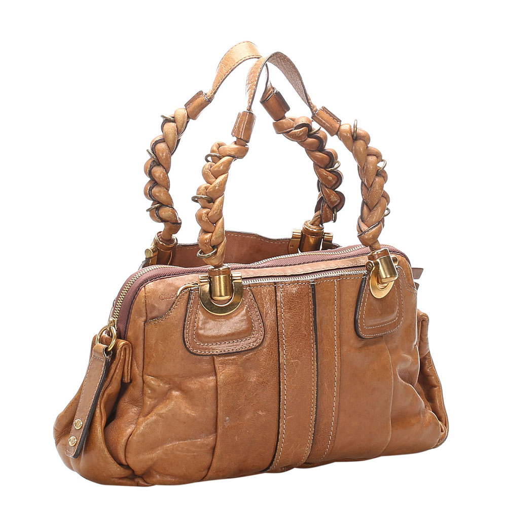 

Chloe Brown Leather Heloise Shoulder Bags