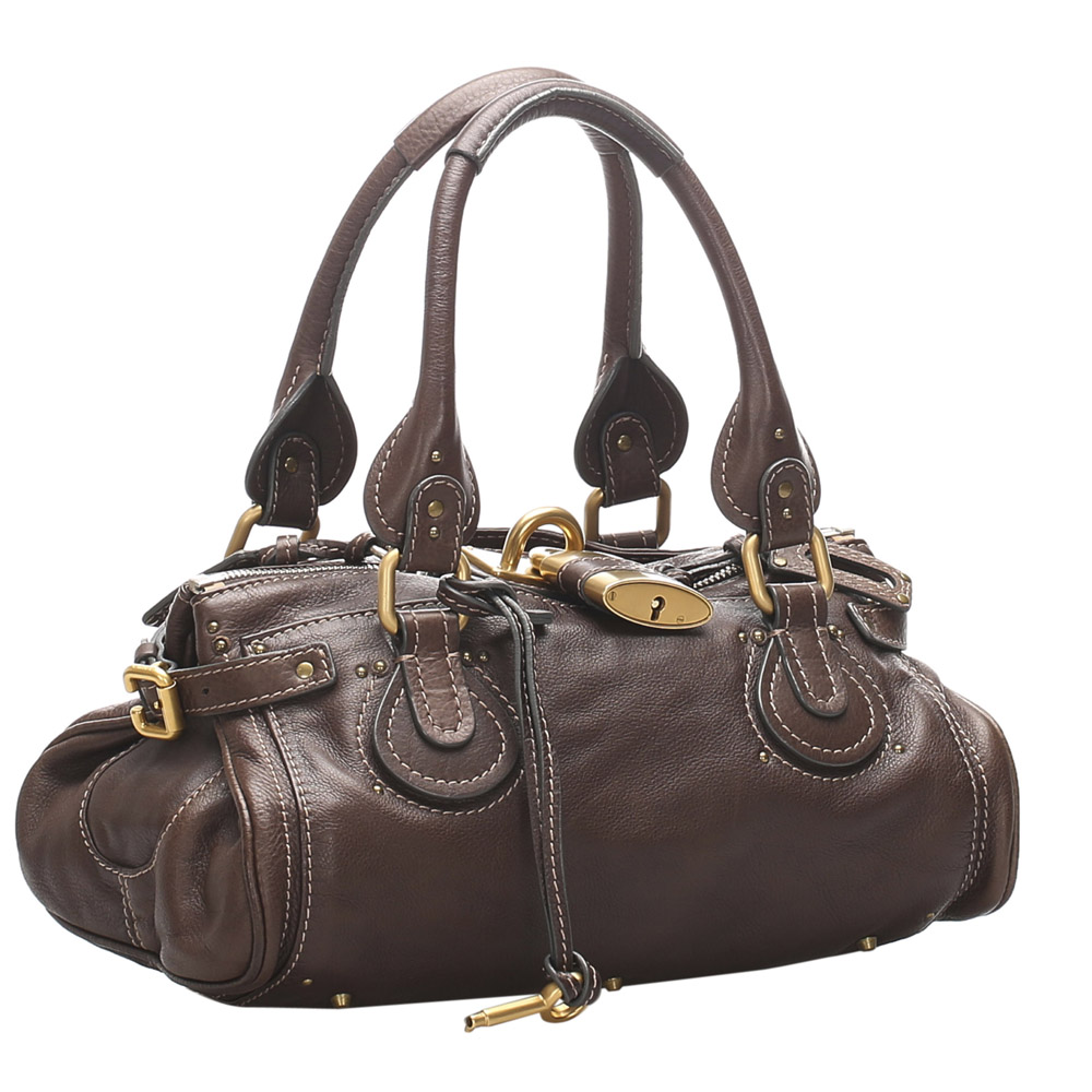 

Chloe Brown Leather Paddington Satchel