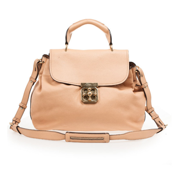 Pre Owned Chloé Pink Elsie Crossbody Bag