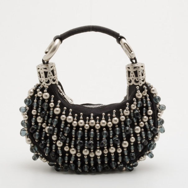 Pre Owned Chloe Beaded Bracelet Hobo Bag 