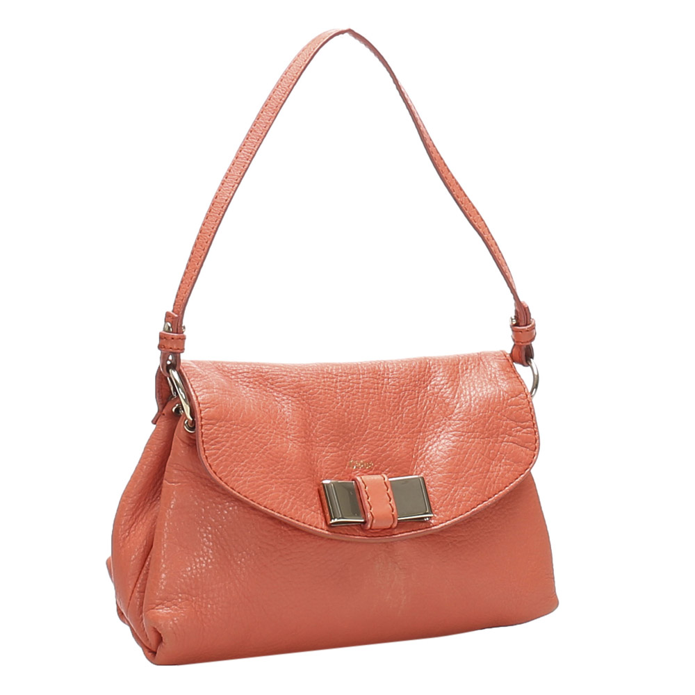 

Chloe Orange Leather Lily Mini bag