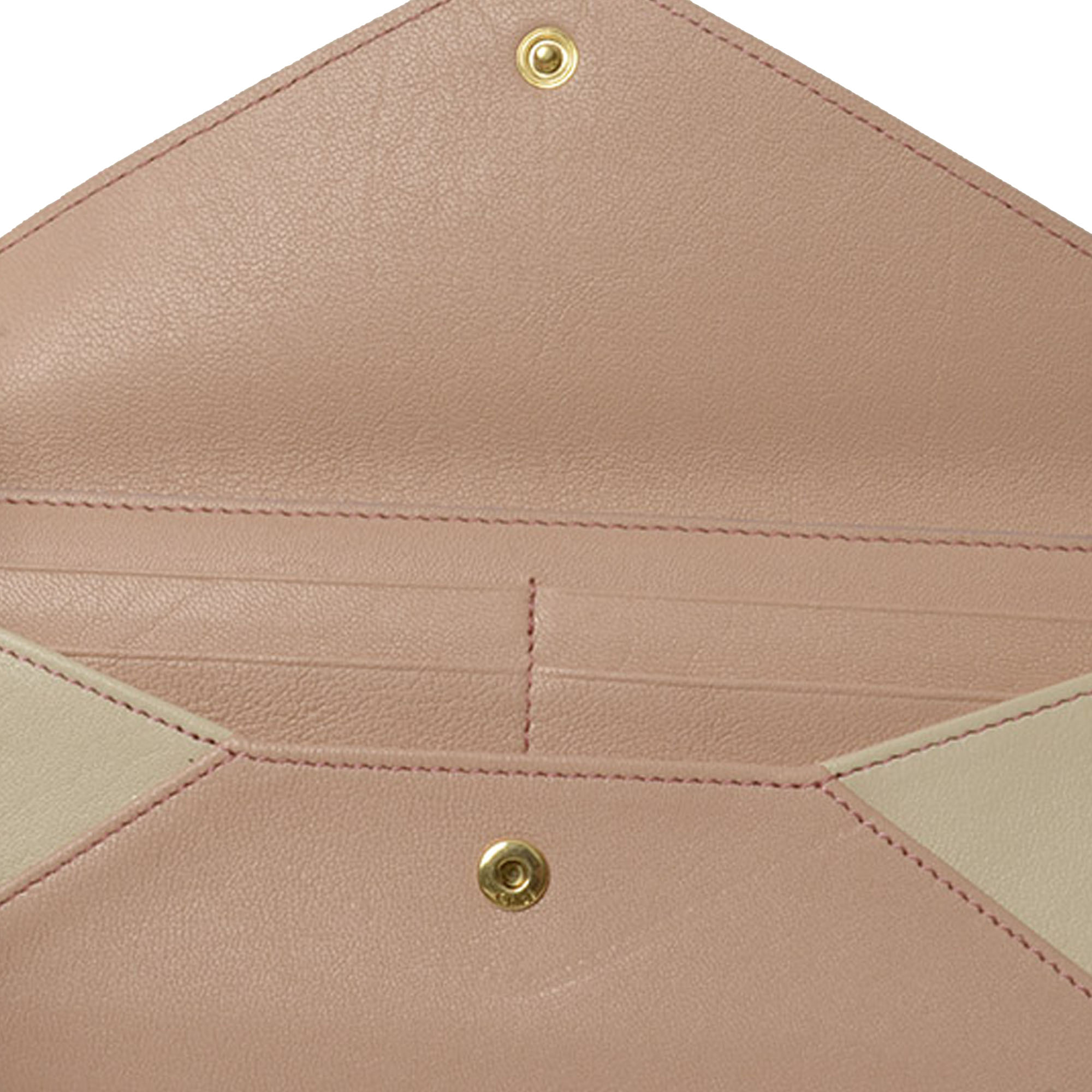 

Chloe Multicolor Leather Envelope Long Wallet