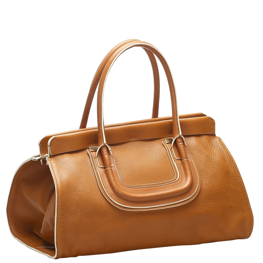 

Chloe Brown Calfskin Leather Everston Bag