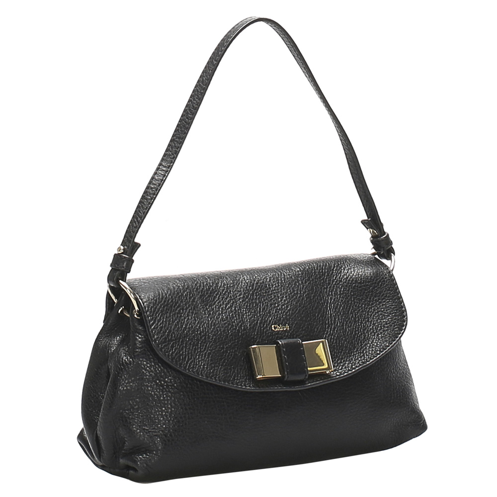 

Chloe Black Leather Lily Bag
