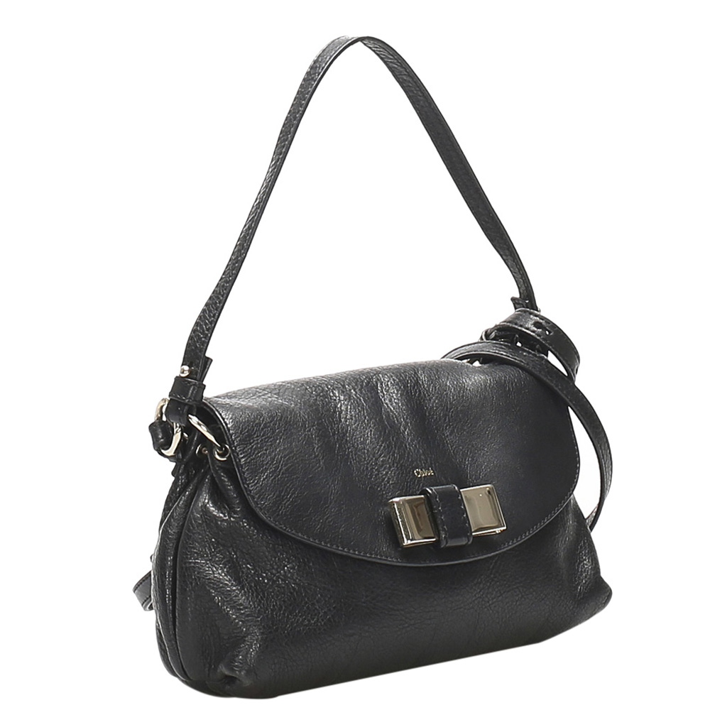 

Chloe Black Leather Lily Bag