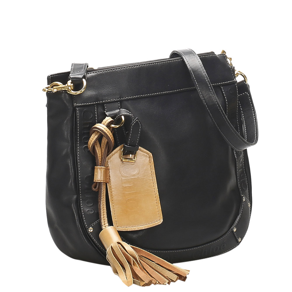 

Chloe Black Leather Eden Crossbody Bag