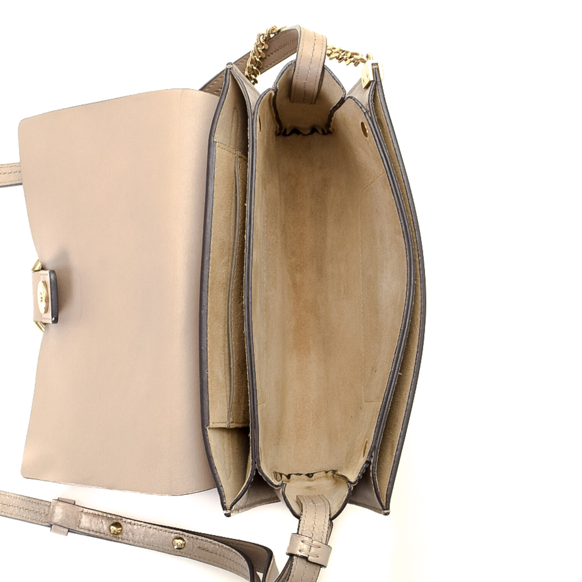 

Chloe Beige Leather Faye Crossbody Bag