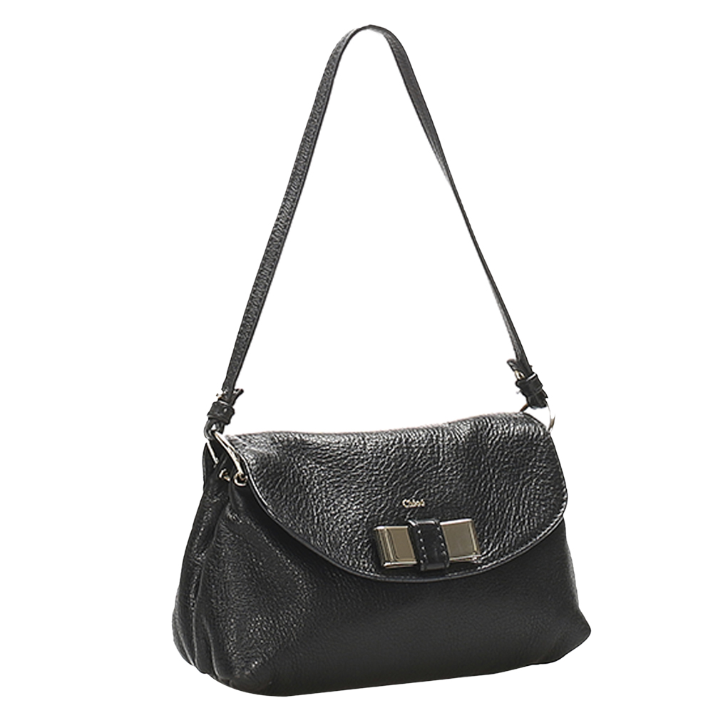 

Chloe Black Leather Lily Bag
