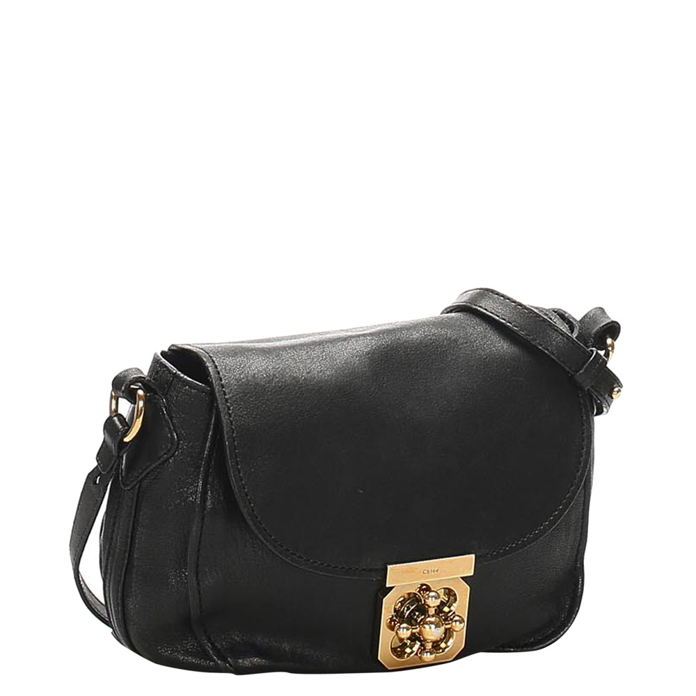 

Chloe Black Leather Elsie Shoulder Bag