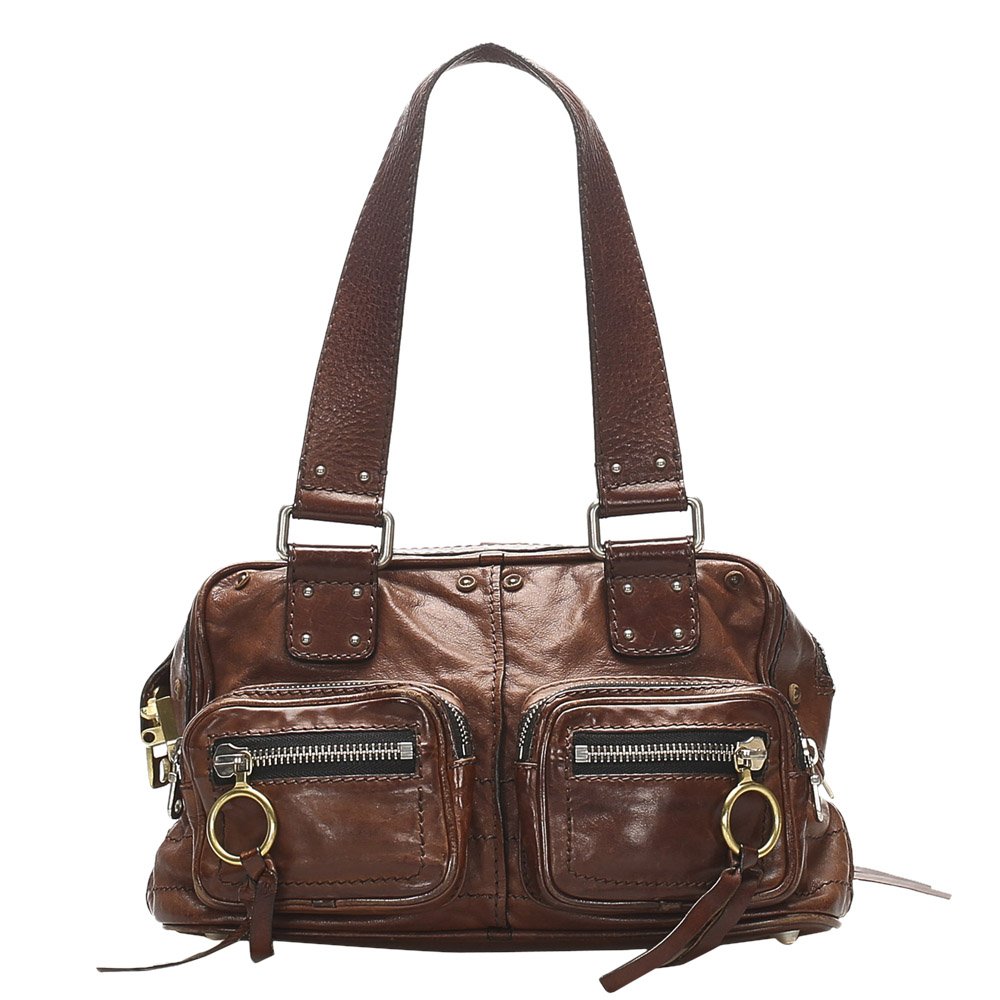 Pre-owned Chloé Brown Leather Betty Tote Bag