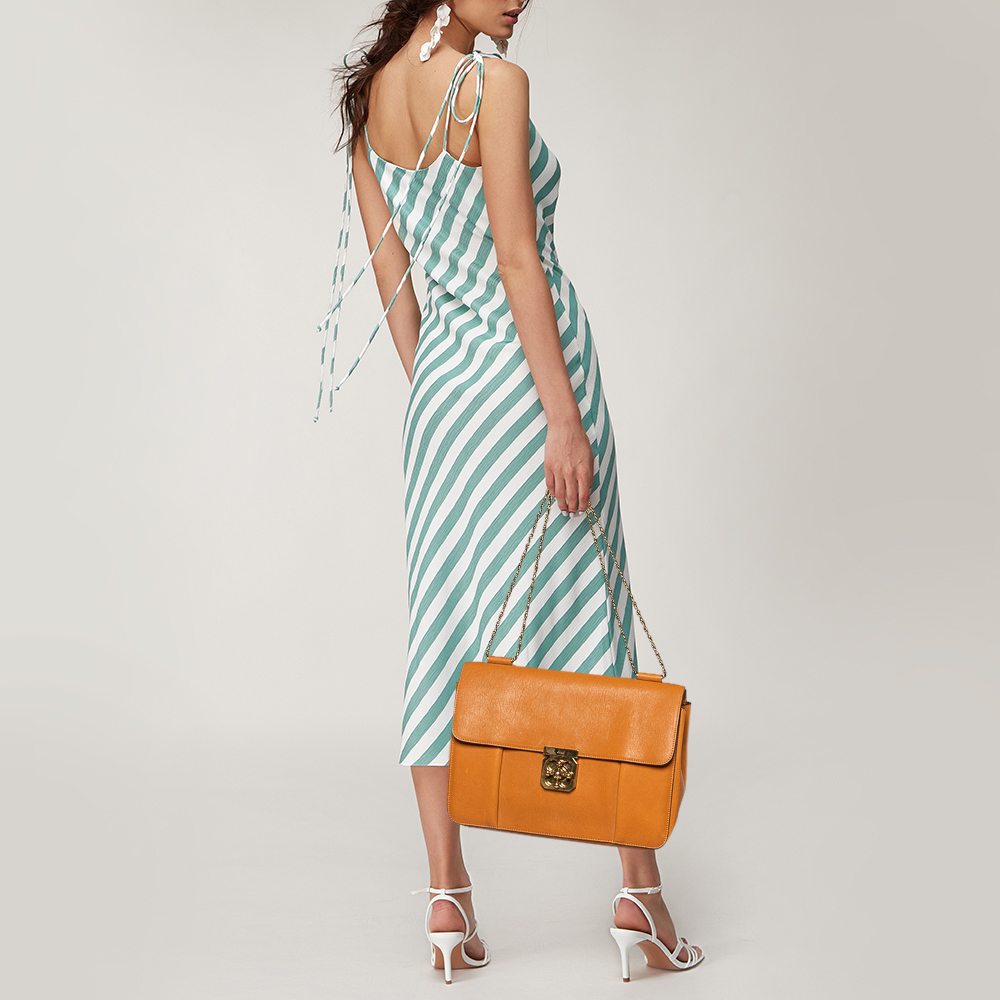 

Chloe Tan Leather Large Elsie Shoulder Bag