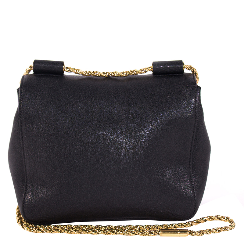 

Chloe Black Leather Elsie Shoulder Bag