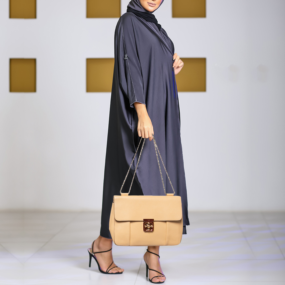 

Chloe Beige Leather Large Elsie Shoulder Bag