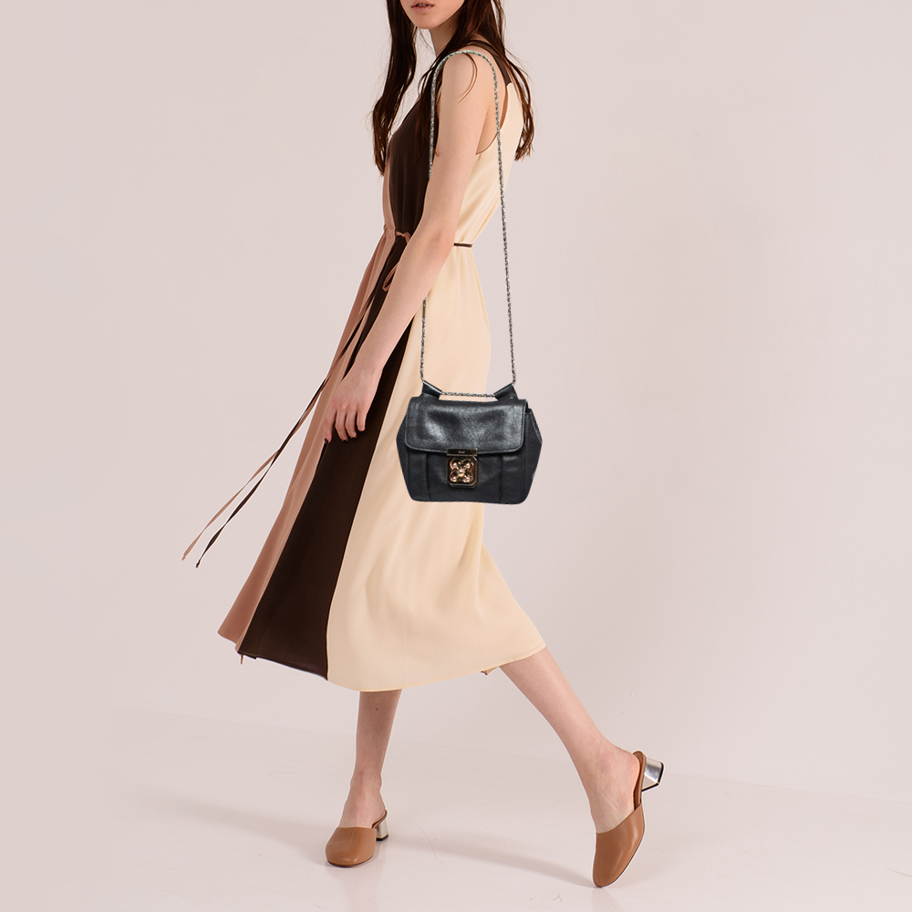 

Chloe Black Leather Elsie Shoulder Bag