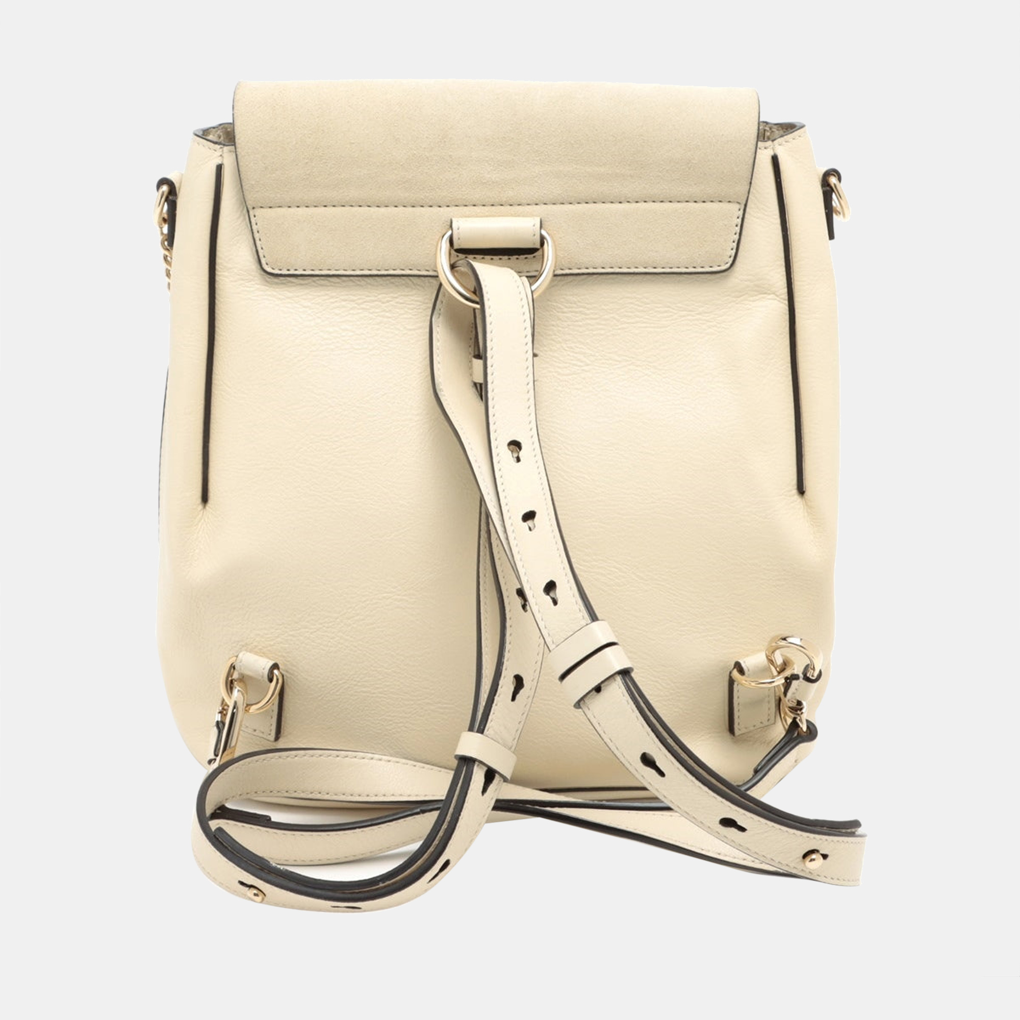 

Chloe Fay Leather & suede Backpack cream