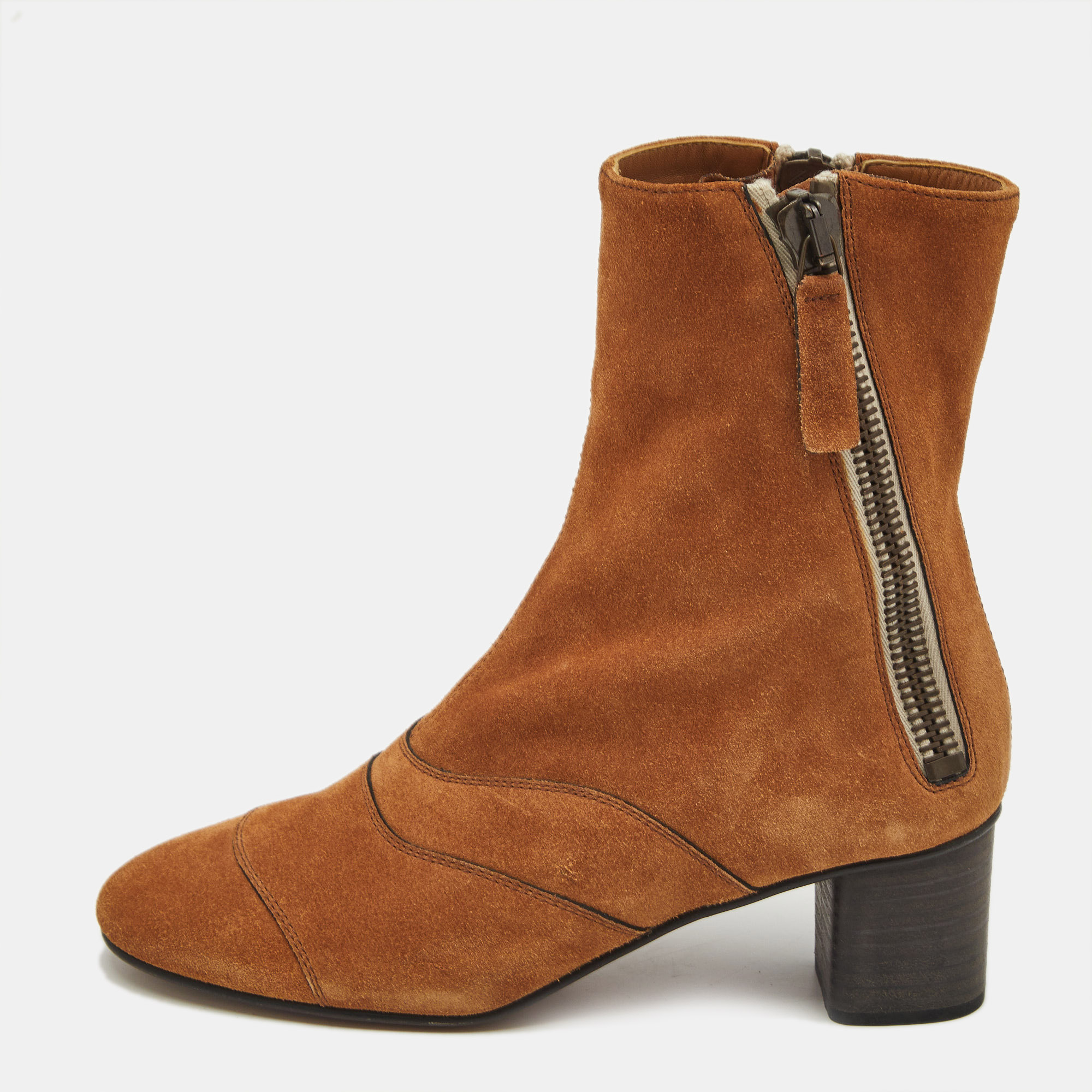 

Chloe Brown Suede Lexie Ankle Boots Size