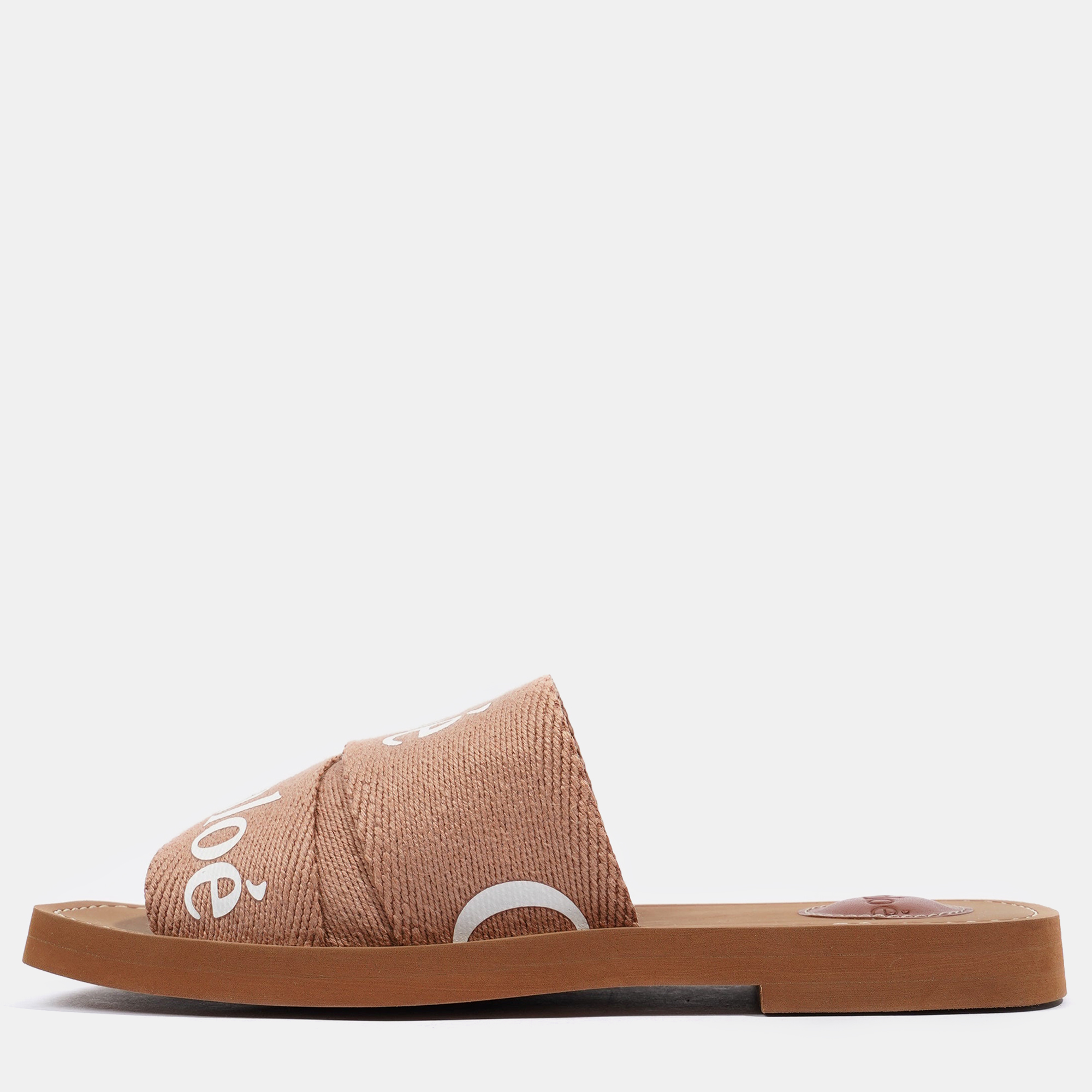 

Chloe Woody Rose Gold Fabric EU  UK 3, Pink