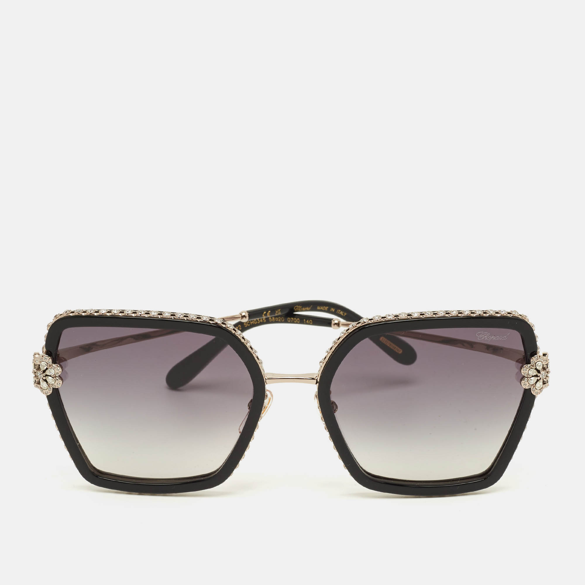 

Chopard Black Gradient SCHG34S Red Carpet Square Sunglasses