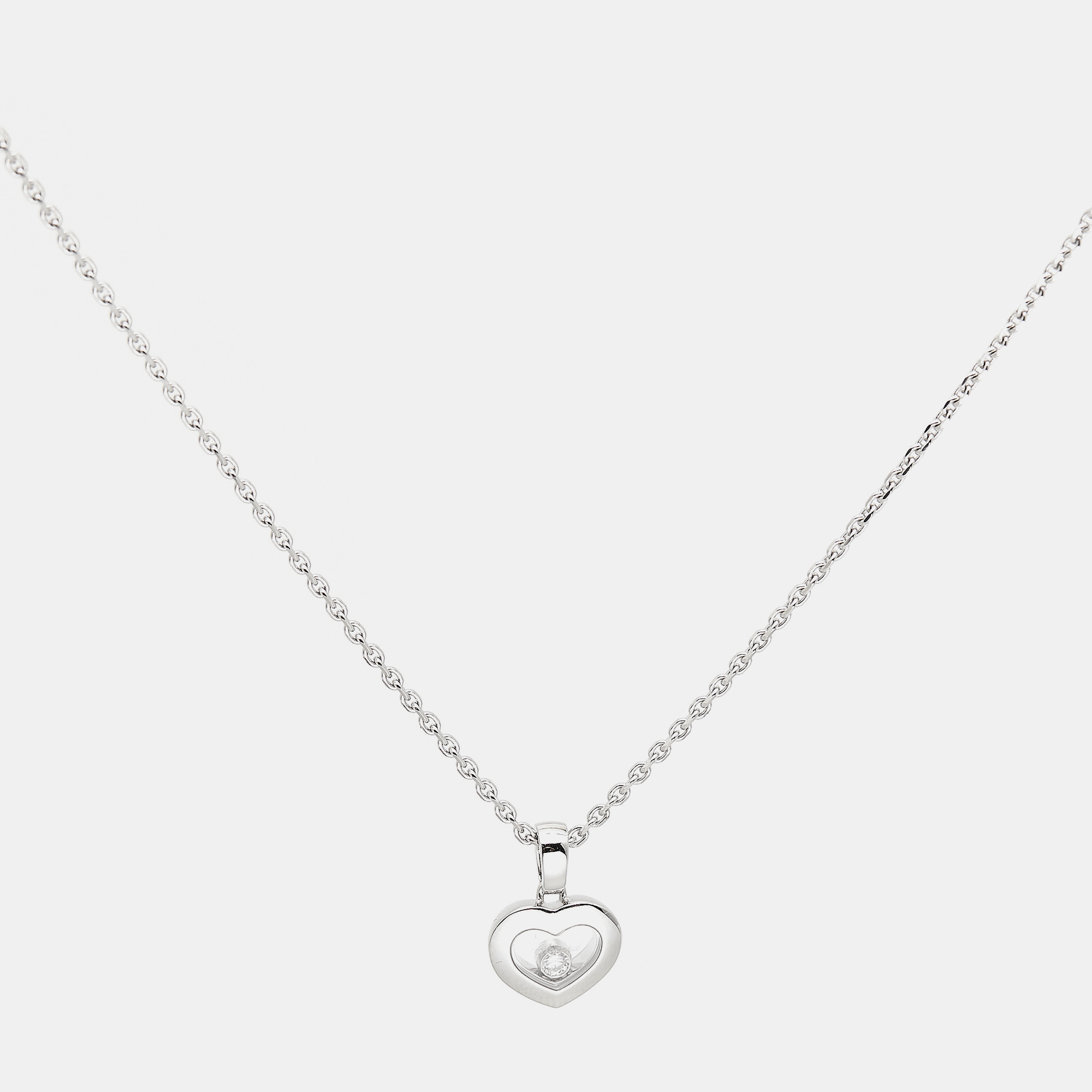 

Chopard Happy Diamonds Icons 18k White Gold Pendant Necklace