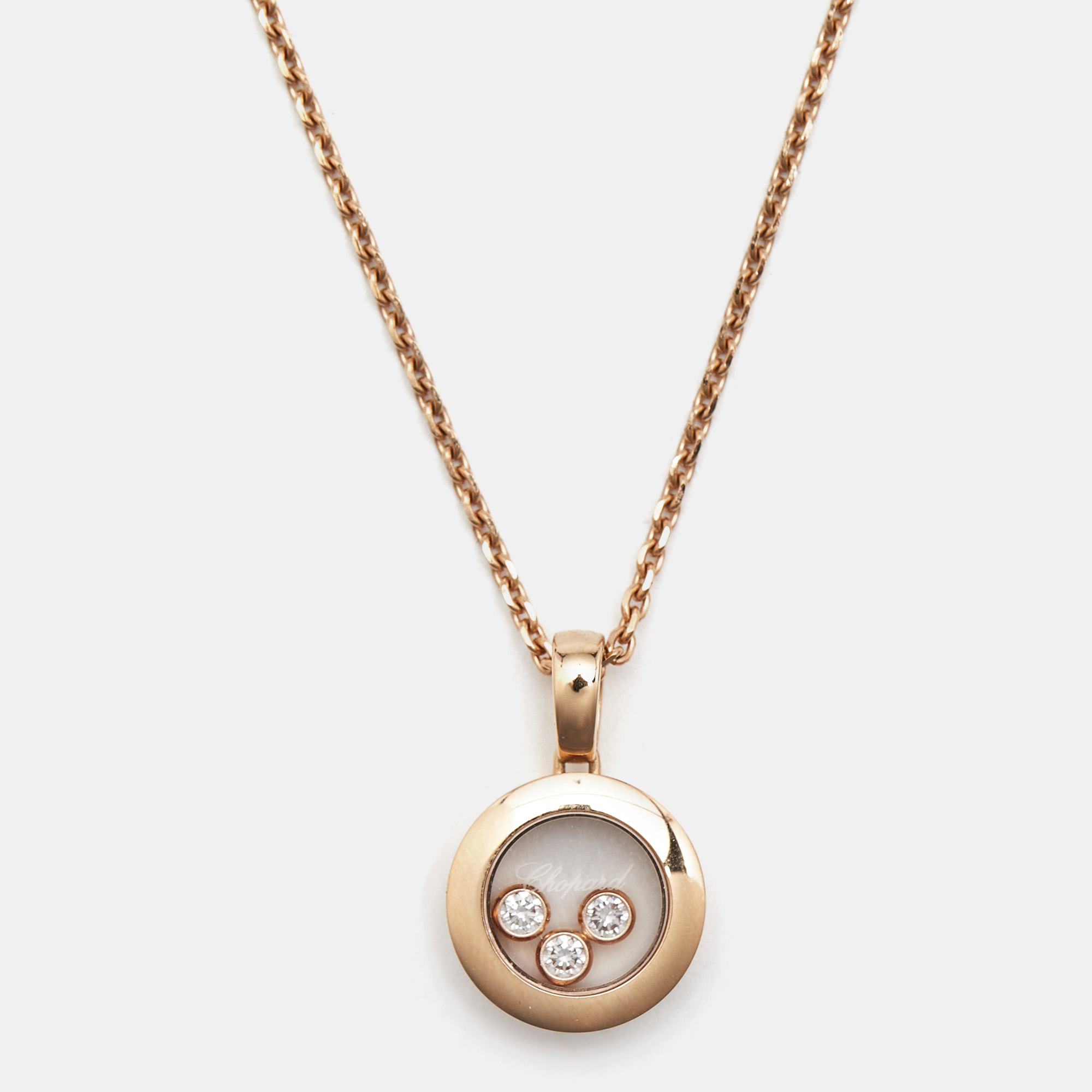 

Chopard Happy Diamonds Icon Diamonds 18k Rose Gold Necklace