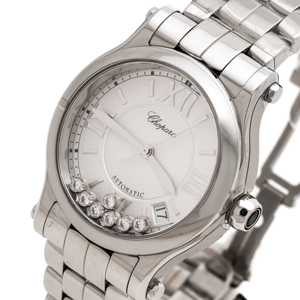 

Chopard Silver Stainless Steel Happy Sport