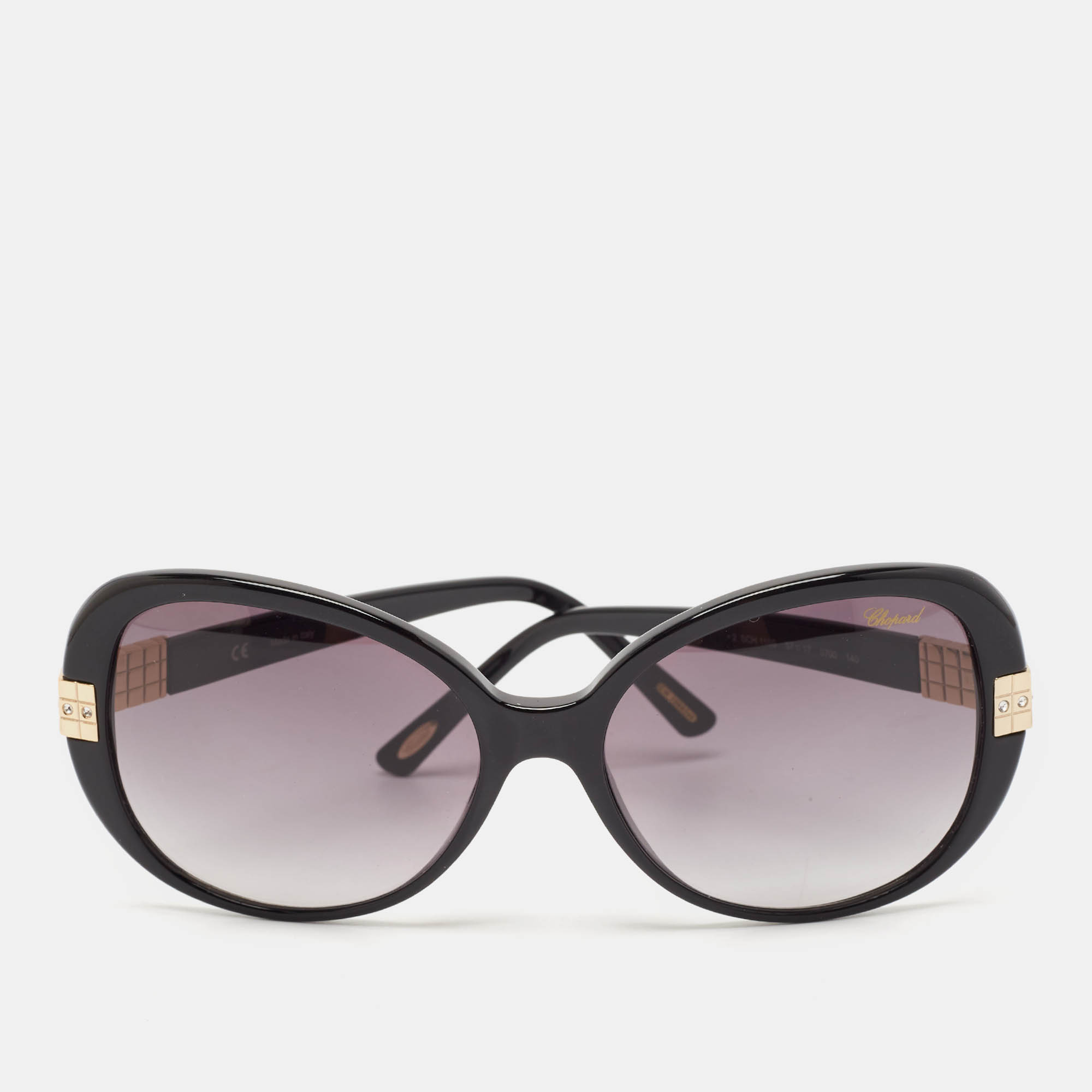 

Chopard Black Gradient SCH 110S Oversized Sunglasses