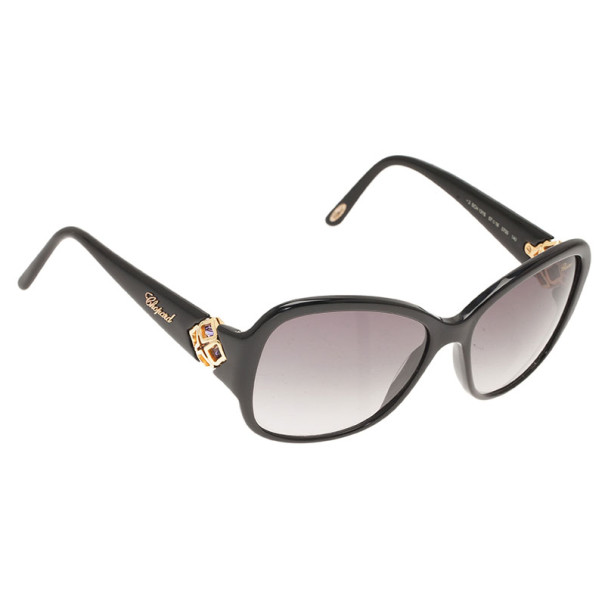 Chopard Black SCH 131S 700 Square Sunglasses