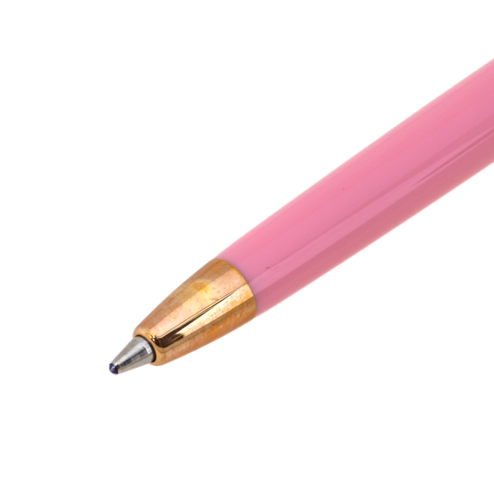 

Chopard Pink Resin Gold Tone Mini Ballpoint Pen