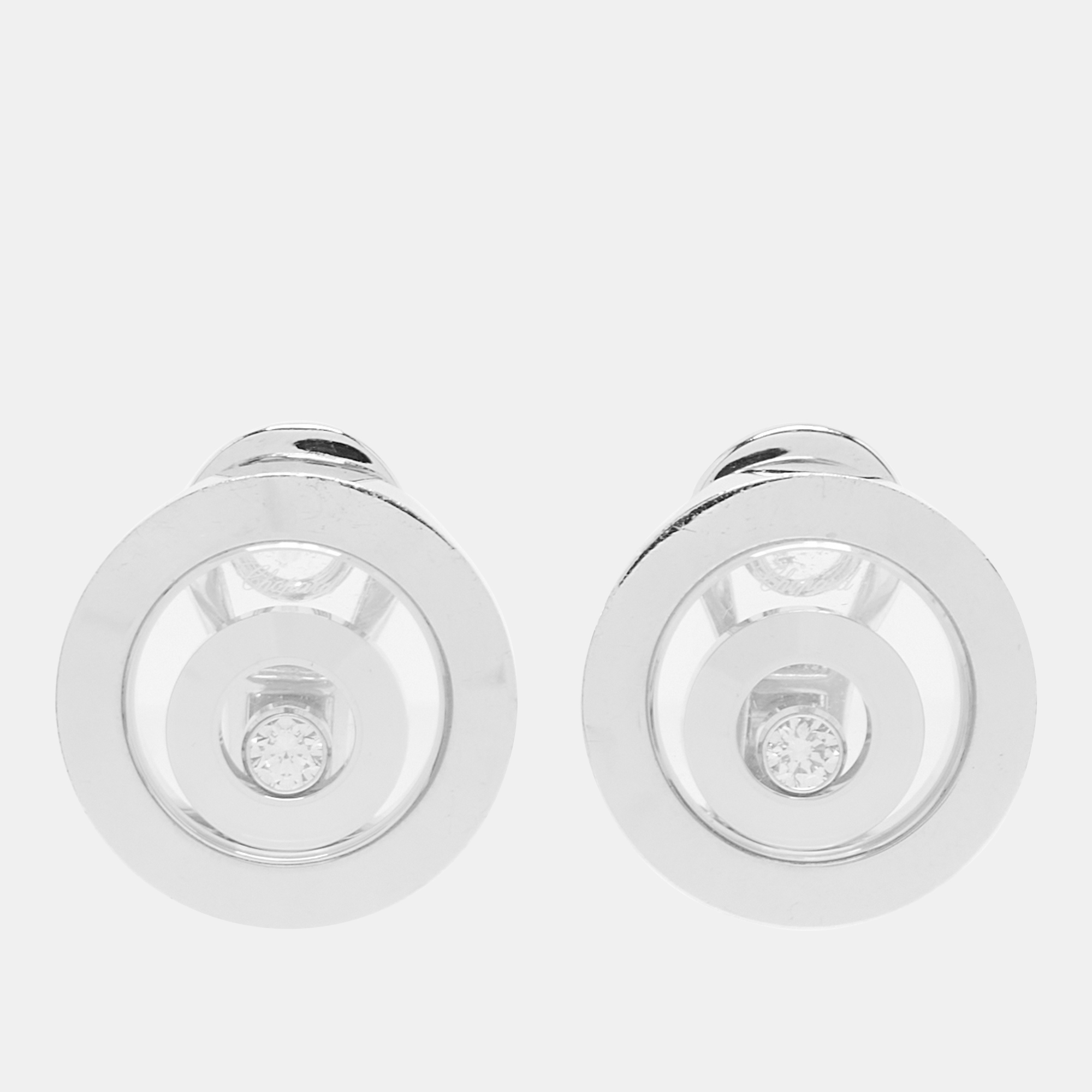 

Chopard Happy Spirit Diamonds 18k White Gold Earrings