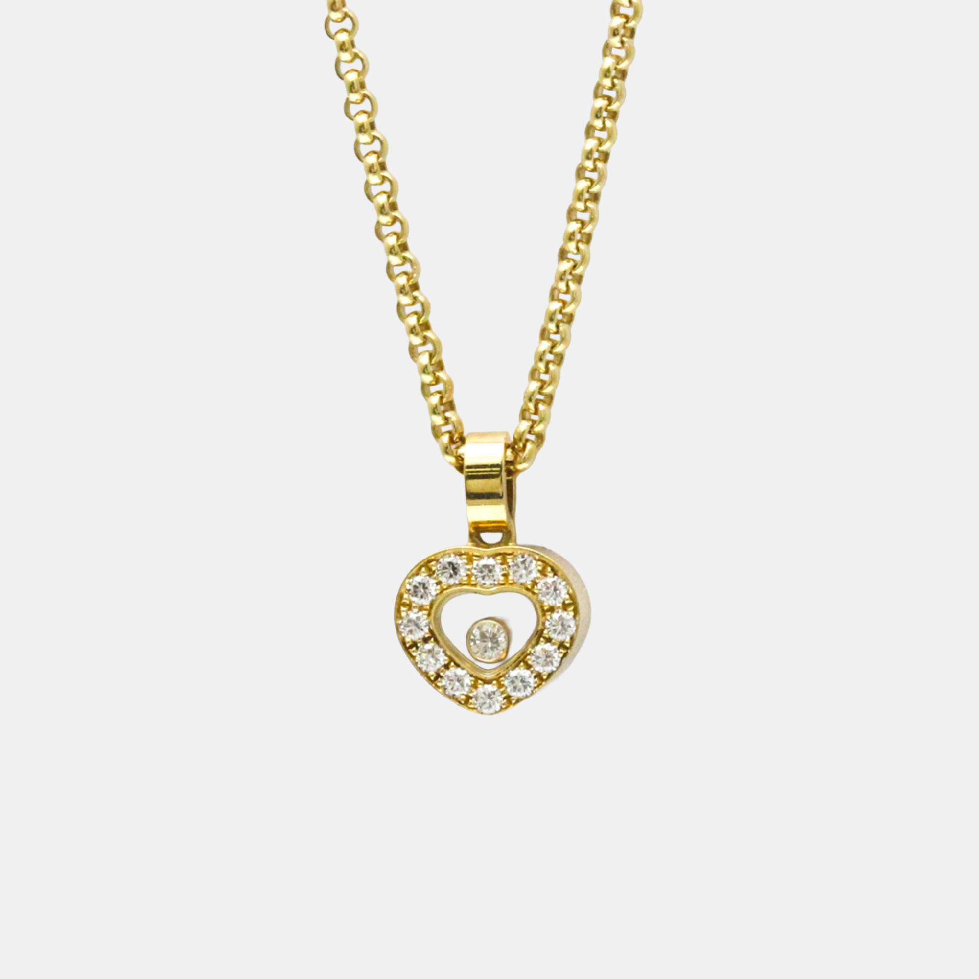 

Chopard Happy Diamonds 18K Yellow Gold Diamond Necklace