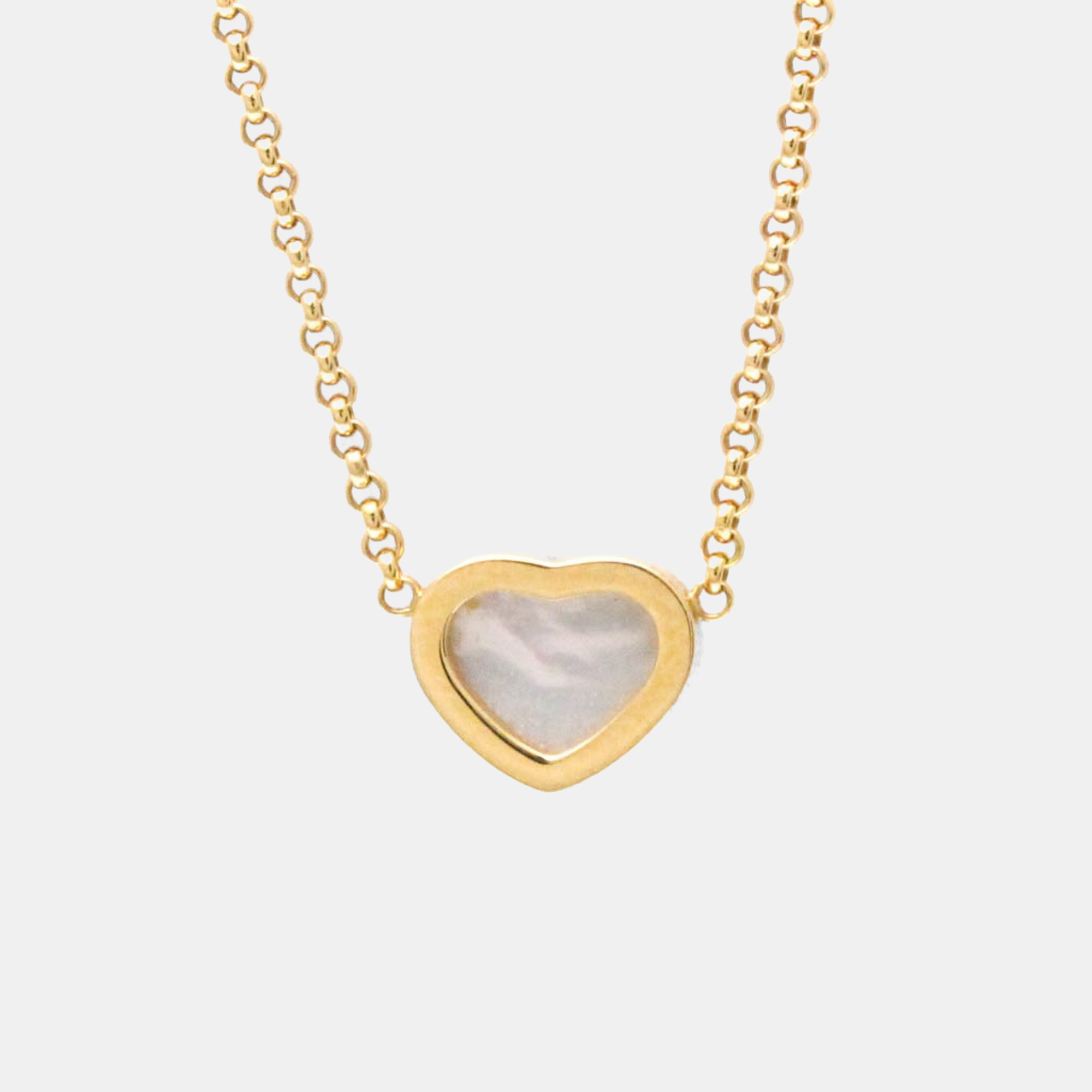 

Chopard Happy Hearts 18K Rose Gold and Mother of Pearl Pendant Necklace