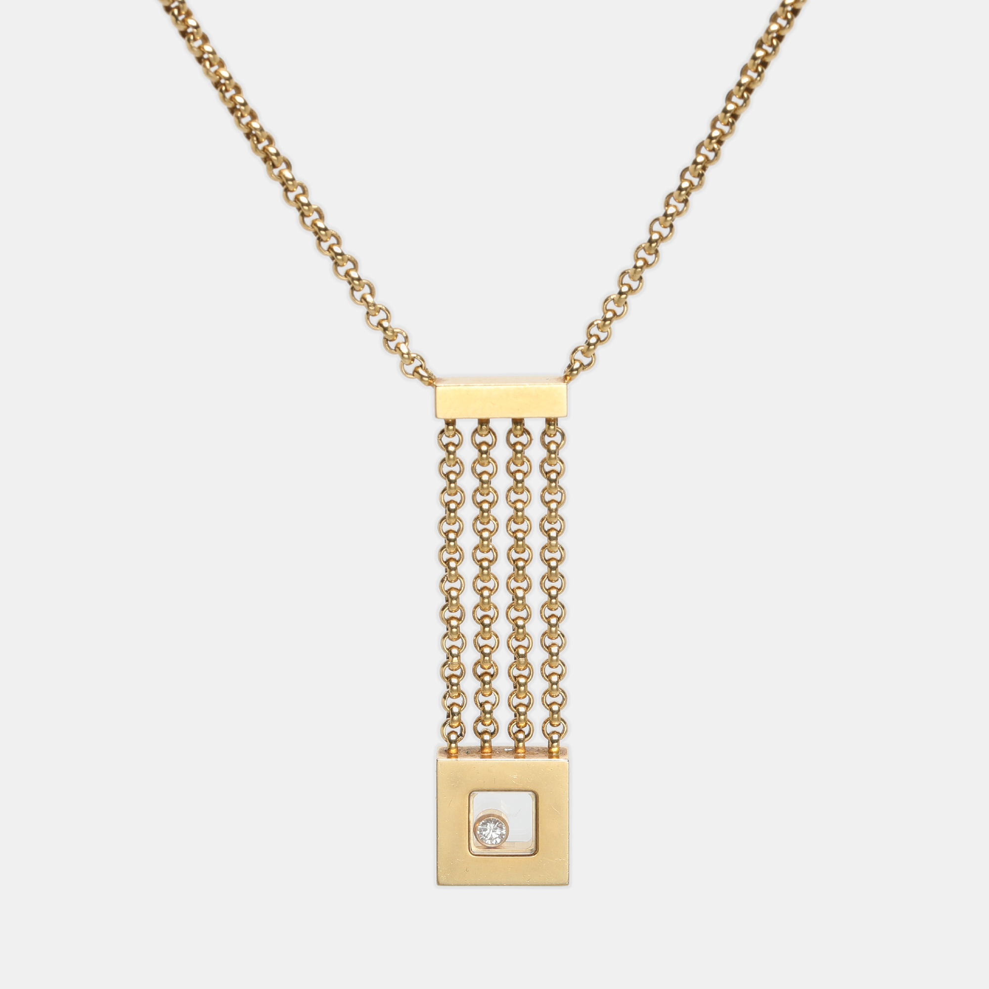 

Chopard Happy Diamonds Icon 18k Yellow Gold Pendant Necklace