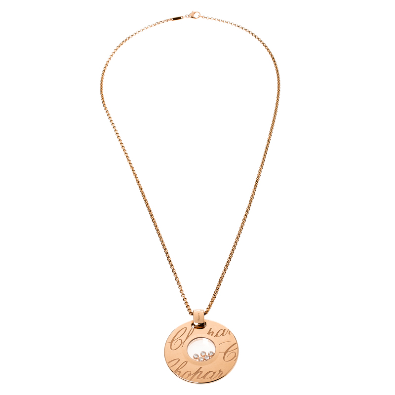 

Chopard Chopardissimo Diamond 18k Rose Gold Long Pendant Necklace