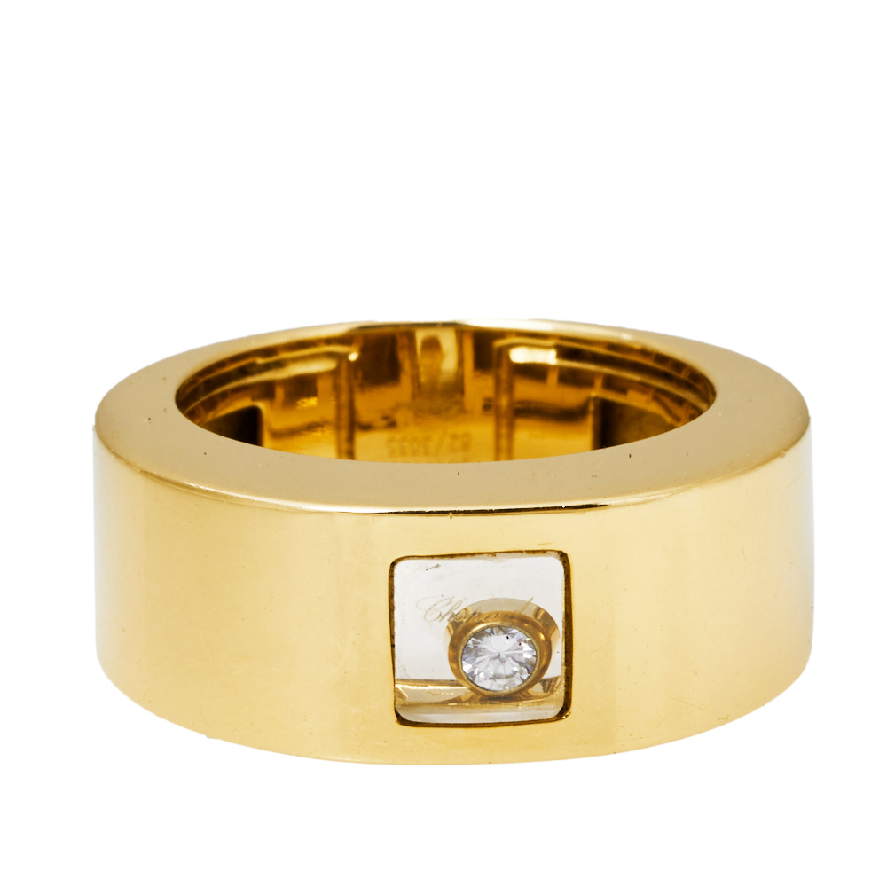 

Chopard Happy Diamonds 18K Yellow Gold Band Ring 52
