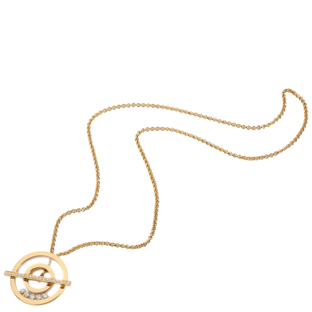

Chopard Happy Diamonds 18K Yellow Gold Necklace