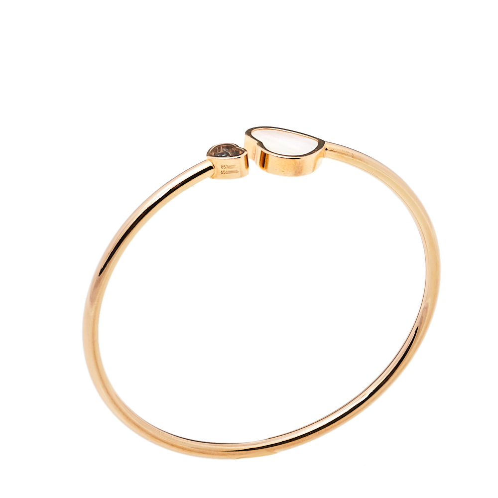 

Chopard Happy Hearts Diamond Mother of Pearl 18K Rose Gold Bracelet